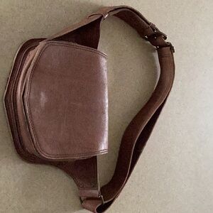Leather waist bag